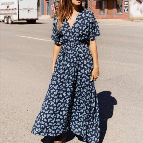 Christy Dawn Dresses & Skirts - Christy Dawn “The Lottie Dress” in Navy Bloom